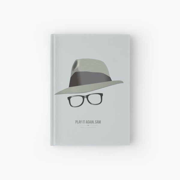 Play It Again, Sam - Alternative Movie Poster Hardcover Journal