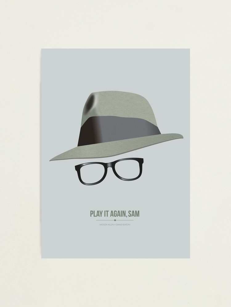 Alternate view of Play It Again, Sam - Alternative Movie Poster Photographic Print