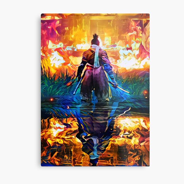 Master Fire Sekiro Impression métallique