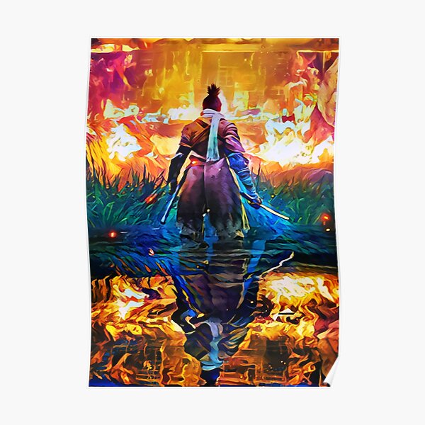Master Fire Sekiro Poster