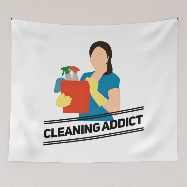 Item preview, Cleaning Addict designed and sold by SquidAndBear.