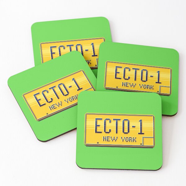 Item preview, ECTO-1 Pixel Plate designed and sold by Shy Guy's Pixels.