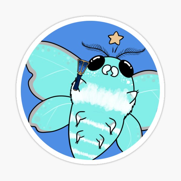 Starlight Moth Sticker