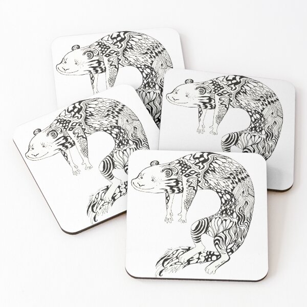 Item preview, Tattoo ferret on White designed and sold by HanKlaArt.