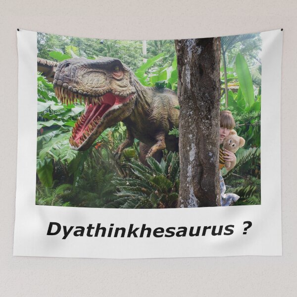 Aperçu de l'œuvre Dyathinkhesaurus. (with Text) créée et vendue par MindTravel.