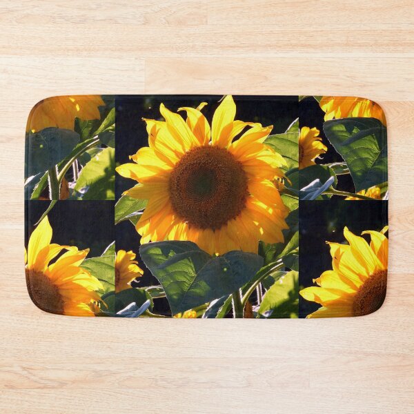 Item preview, Golden Glory - Sunflower with a black backdrop designed and sold by JanineRileyArt.