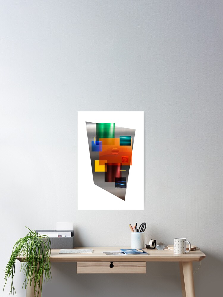 Imagen 2 de 3, Póster con la obra Superposiciones, diseñada y vendida por paphos.