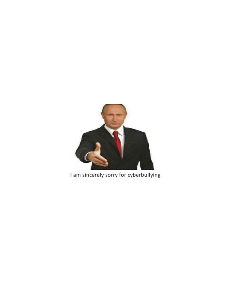 Vladimir Putin Is Sincerely Sorry For Cyberbullying Ipad Case Skin By Maxtown Redbubble