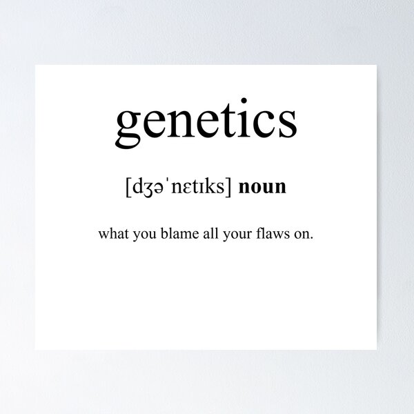 Artikel-Vorschau von Genetics (Genetik) Definition | Dictionary Collection, designt und verkauft von Designschmiede.