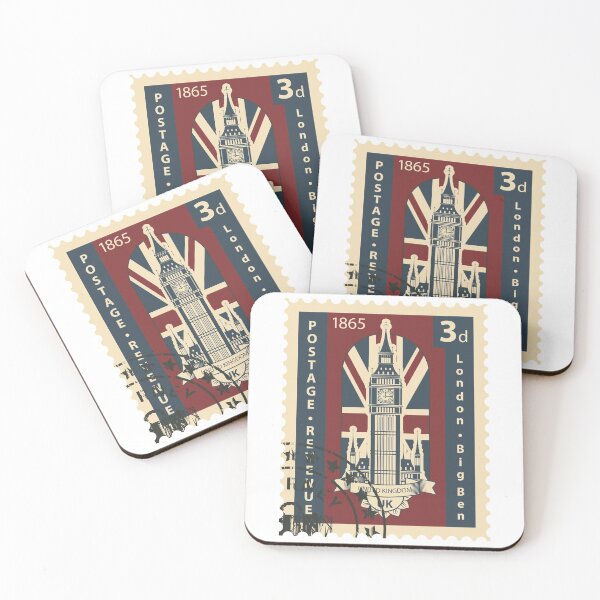 Item preview, Vintage stamp - Big Ben tower designed and sold by Simon Dast.