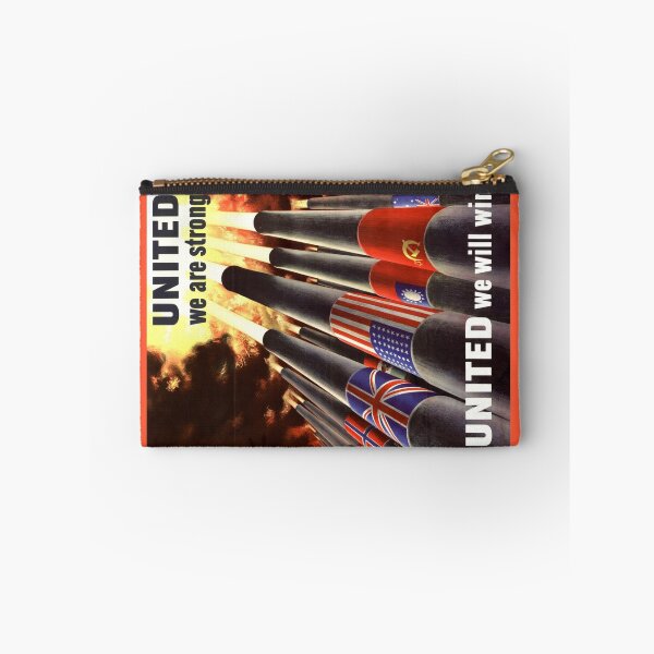 Item preview, Propaganda Poster WWII ~ United We Are Strong ~ World War 2 ~ 0505  designed and sold by ContrastStudios.