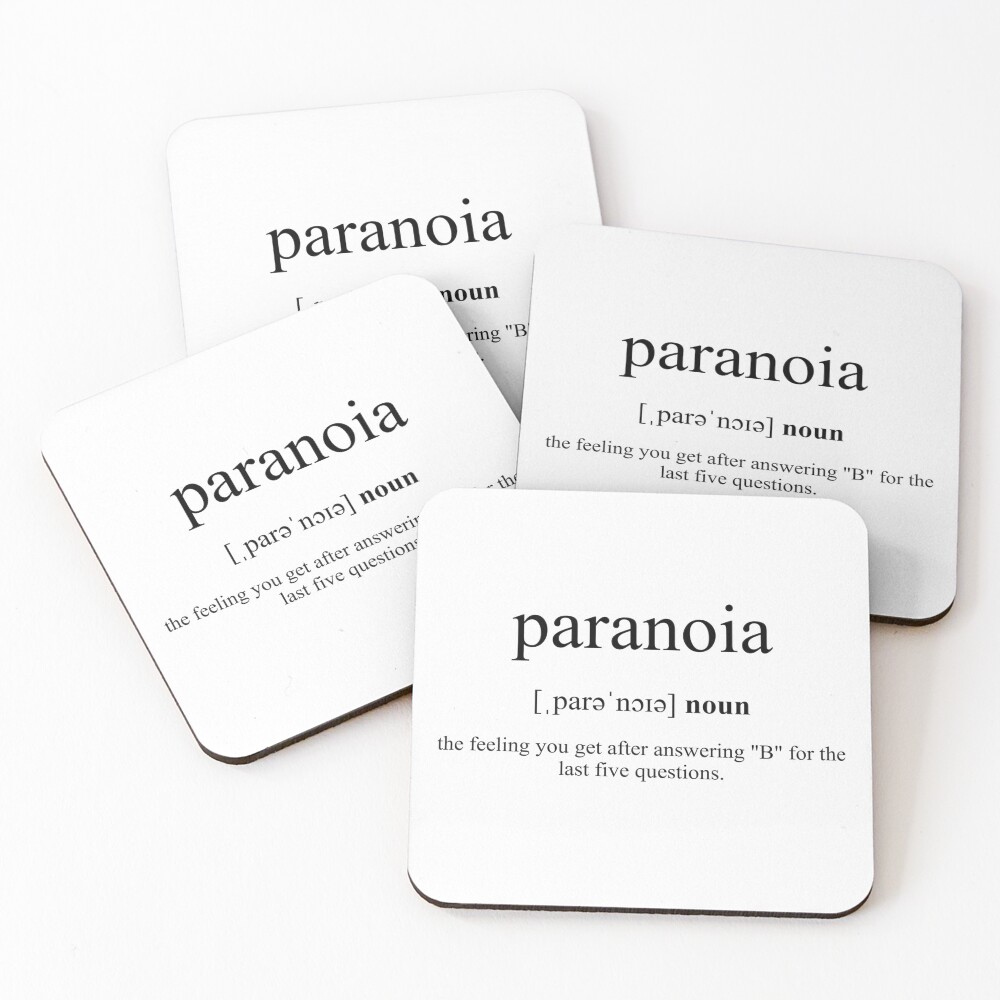 paranoia-definition-dictionary-collection-untersetzer-4er-set-von