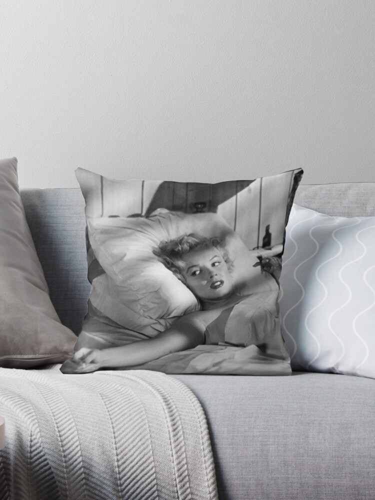 Marilyn Monroe On Pillow Poster