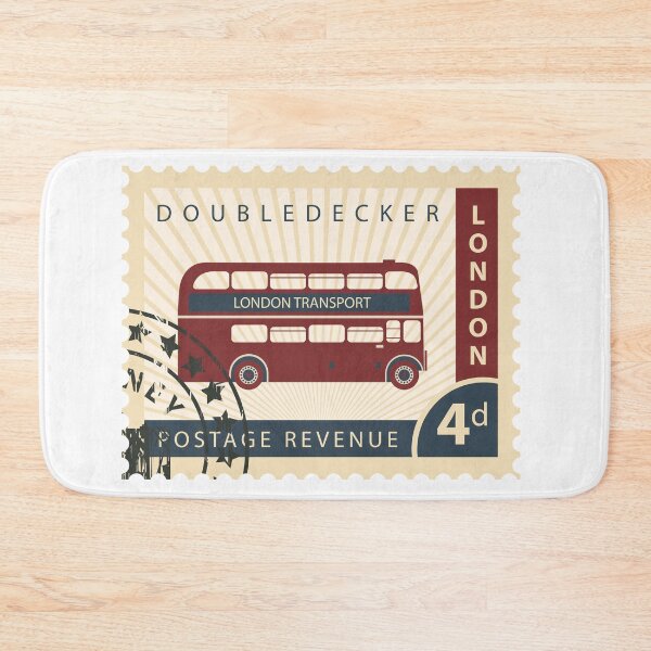 Item preview, Vintage stamp - London bus designed and sold by Simon Dast.
