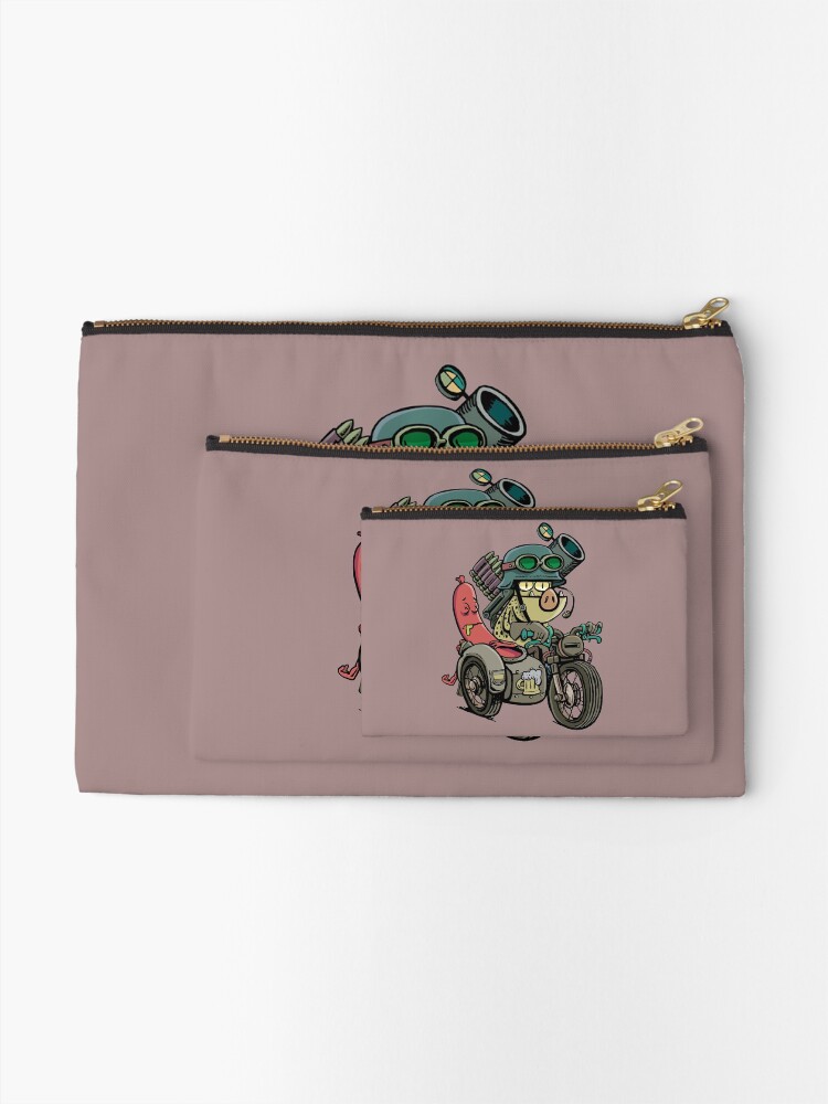 Alternate view of Motorcycle Tandem Zipper Pouch