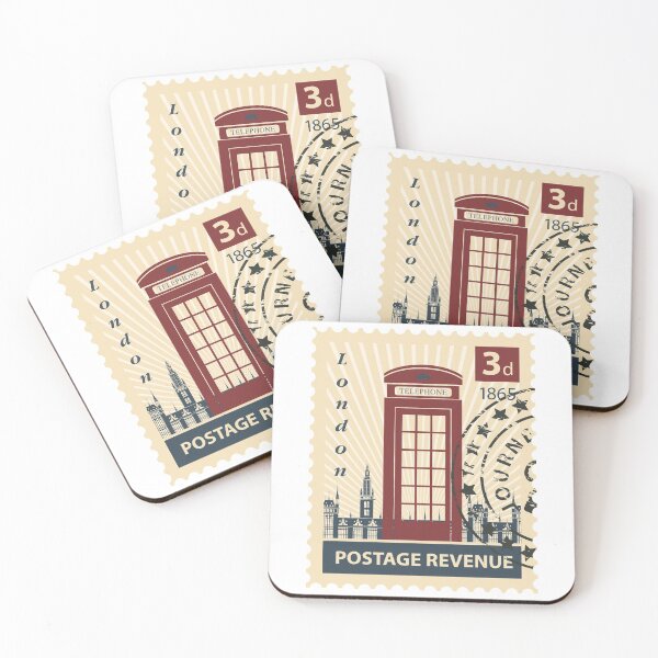 Item preview, Vintage stamp - Telephone stand designed and sold by Simon Dast.