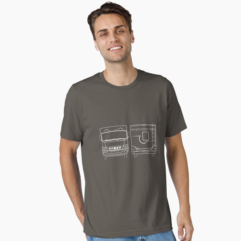 Vista previa del artículo con la obra «Camiseta esencial», diseñado y vendido por HermanTheHymer.