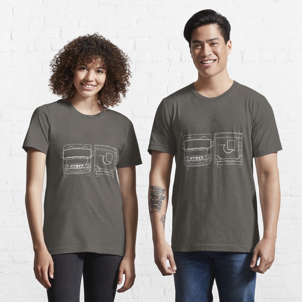 Vista previa del artículo con la obra «Camiseta esencial», diseñado y vendido por HermanTheHymer.