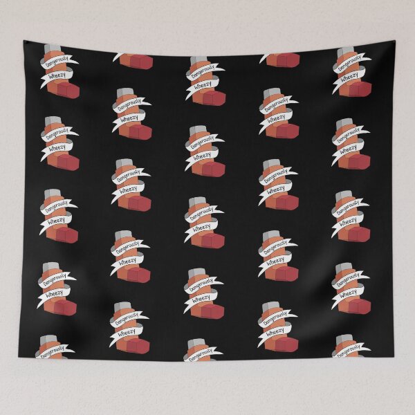 Item preview, Asthma Awareness Pun Dangerously Wheezy designed and sold by GregFromThePeg.