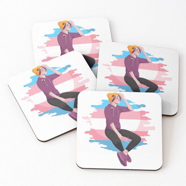 Item preview, Virgil Sanders Trans Pride Icon designed and sold by elsanoelle.