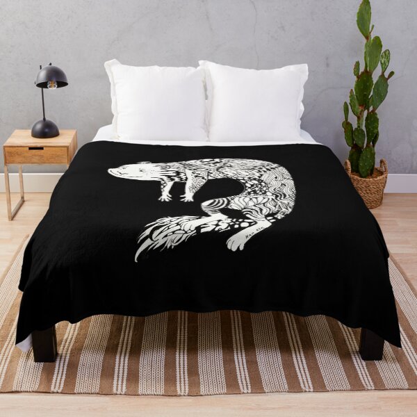 Item preview, Tattoo ferret on Black designed and sold by HanKlaArt.