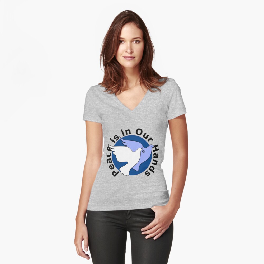 Item preview, Fitted V-Neck T-Shirt designed and sold by Claudiocmb.