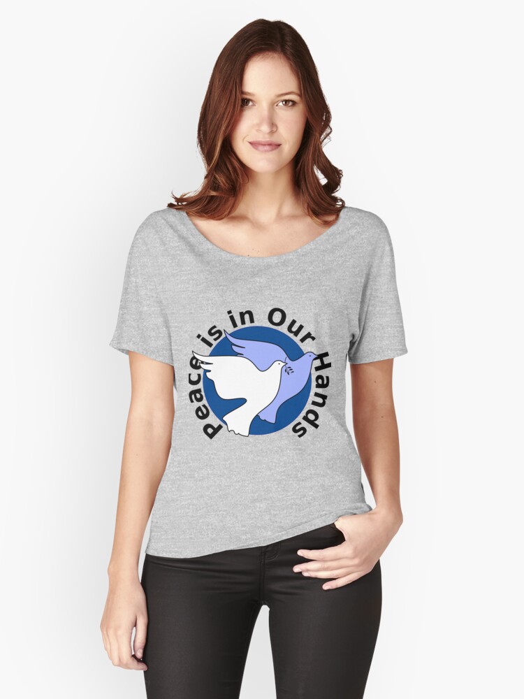 Thumbnail 1 of 3, Relaxed Fit T-Shirt, Peace Doves of South Africa designed and sold by Claudiocmb.