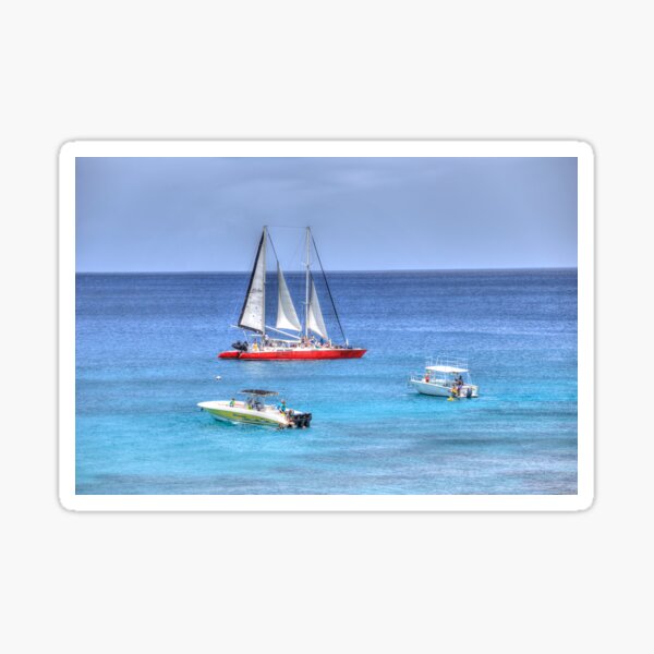 Item preview, Barbados Blue Sea Boats designed and sold by Londonimages.