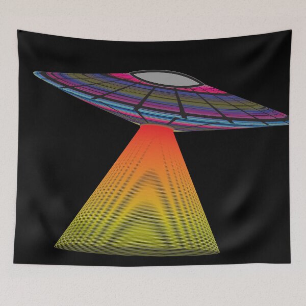 Item preview, UFO Spaceship Saucer Flying & Scanning Ground designed and sold by CroDesign.