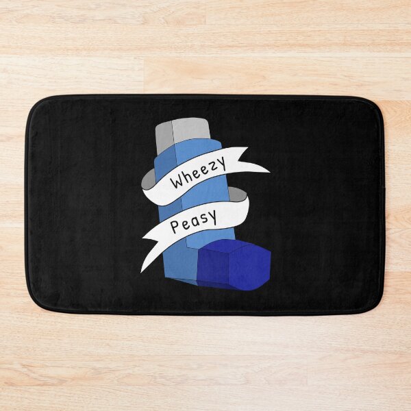 Item preview, Asthma Awareness Pun Wheezy Peasy  designed and sold by GregFromThePeg.