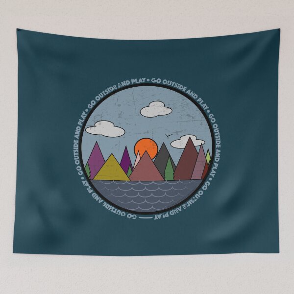 Item preview, Go Outside And Play Hiking Canoeing Camping Outdoors Kayaking Wilderness designed and sold by TheFlying6.