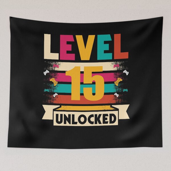 Item preview, 15th birthday gift level 15 unlocked designed and sold by 1681830934131.