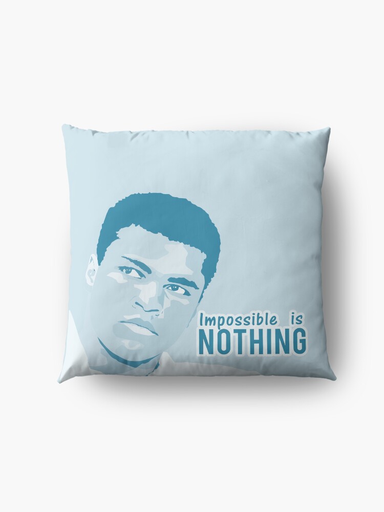 Alternate view of muhammad ali Floor Pillow