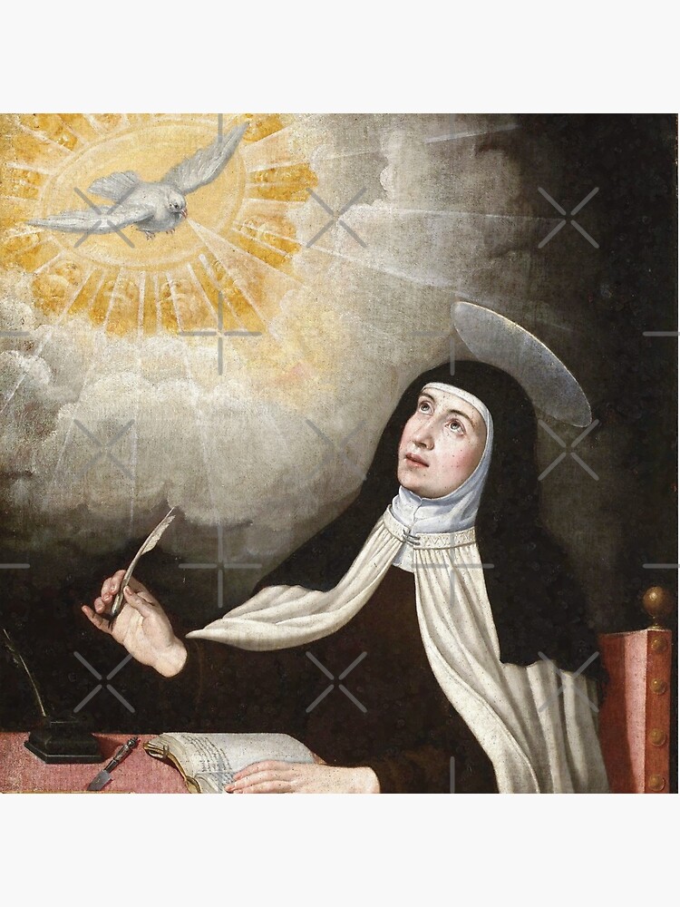 St Teresa of Avila Painting by Beltschazar
