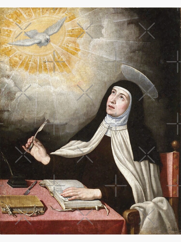 Pintura de Santa Teresa de Ávila de Beltschazar