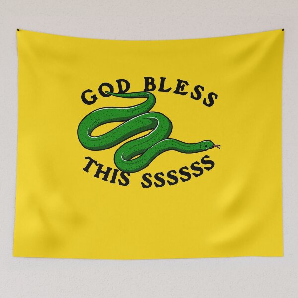 Item preview, God Bless This Ssssssss designed and sold by Yipptee Shirts.