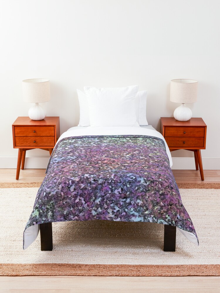 Alternate view of Glitter Sparkle Glam Shiny Print  Comforter