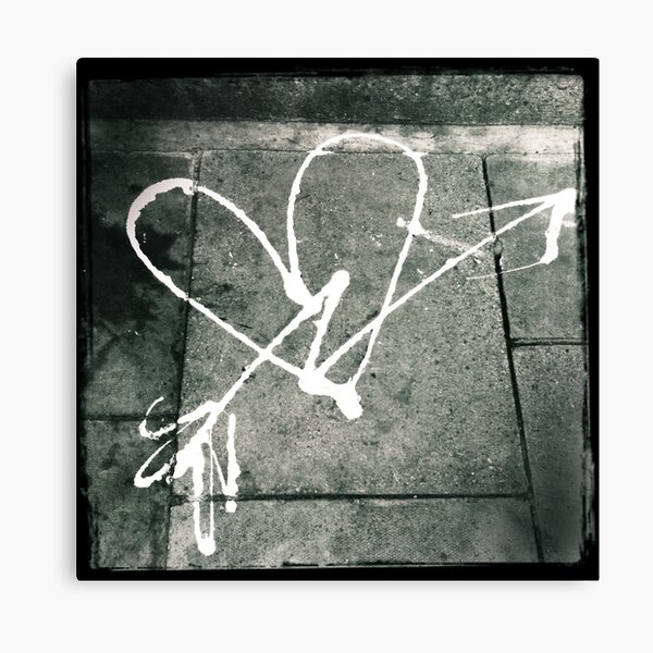 Pavement Love Canvas Print