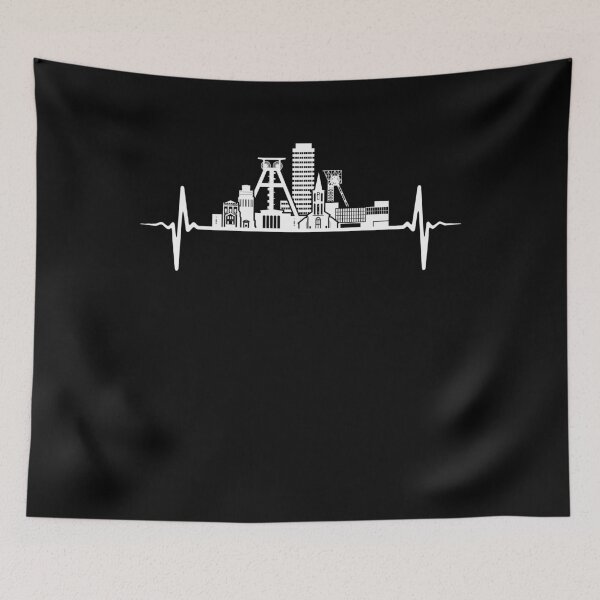 Item preview, Bochum heartbeat gift Bochum skyline designed and sold by 1681830934131.