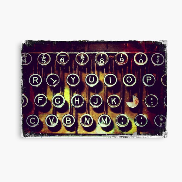 Enigma - Typewriter I Canvas Print