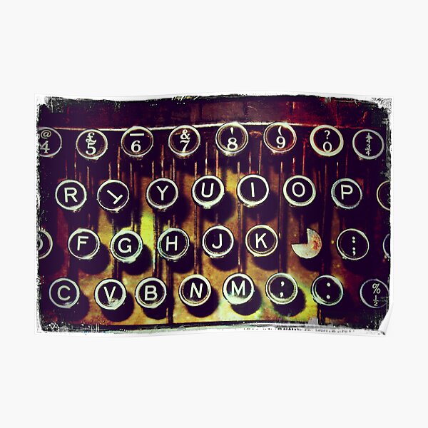 Enigma - Typewriter I Poster