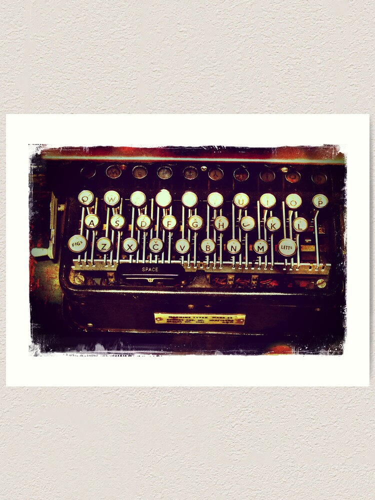 Alternate view of Enigma - Typewriter II Art Print
