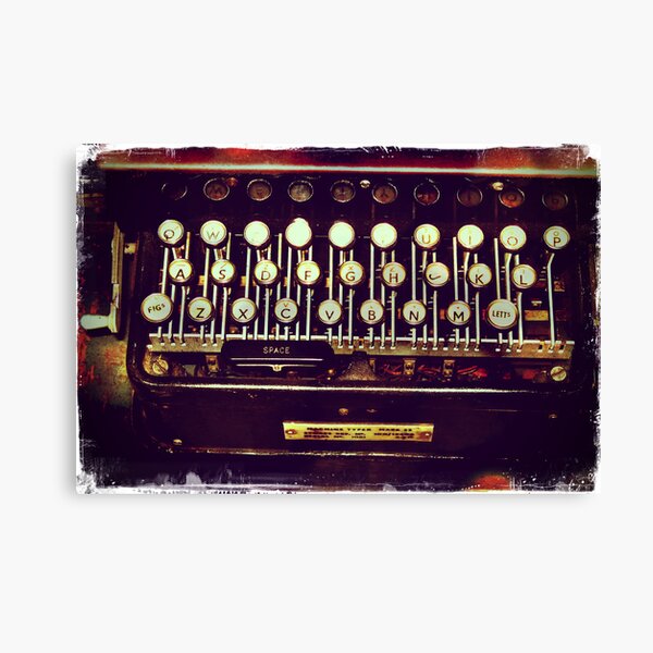 Enigma - Typewriter II Canvas Print