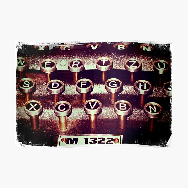 Enigma - Typewriter III Poster