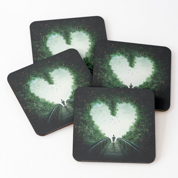 follow your heart Coasters (Set of 4)