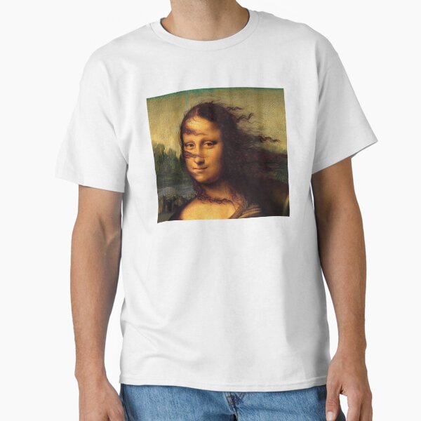 Artikel-Vorschau von Lustiger Mona Lisa-Wind im Haar, designt und verkauft von MindChirp.
