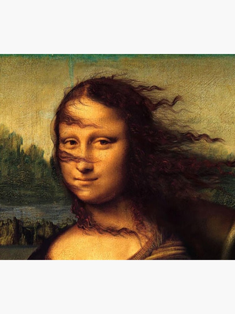 Mona Lisa Monalisa Bald Meme | Postcard