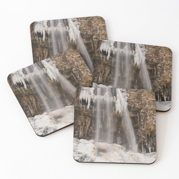 Item preview, A Frozen Melincourt Waterfall, Resolven designed and sold by Dan Santillo.
