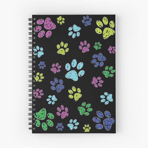 Item preview, Multicolored Paw Pattern designed and sold by Green Sky.