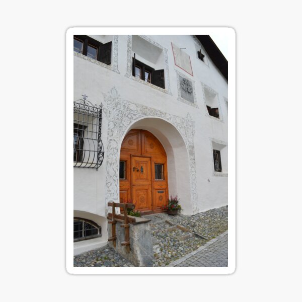 Guarda, Engadin Sticker